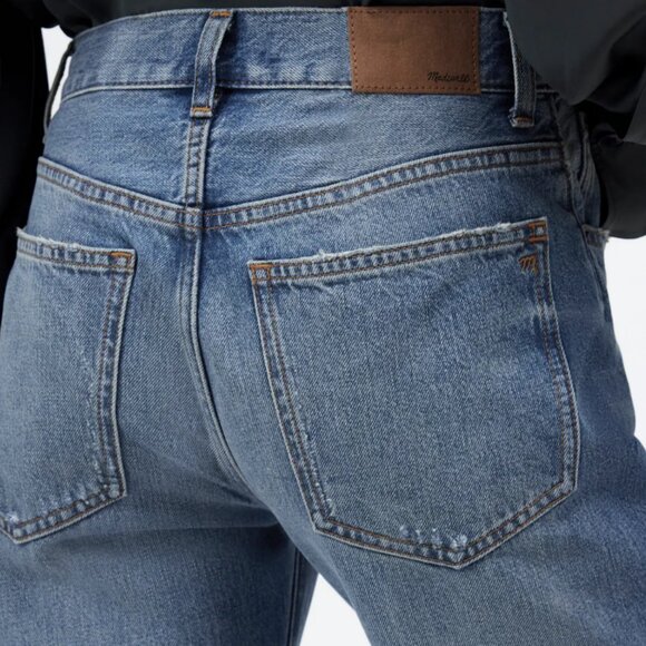 Madewell Dean Easy Straight Jean, Monessen Wash, 26 - Picture 4 of 9